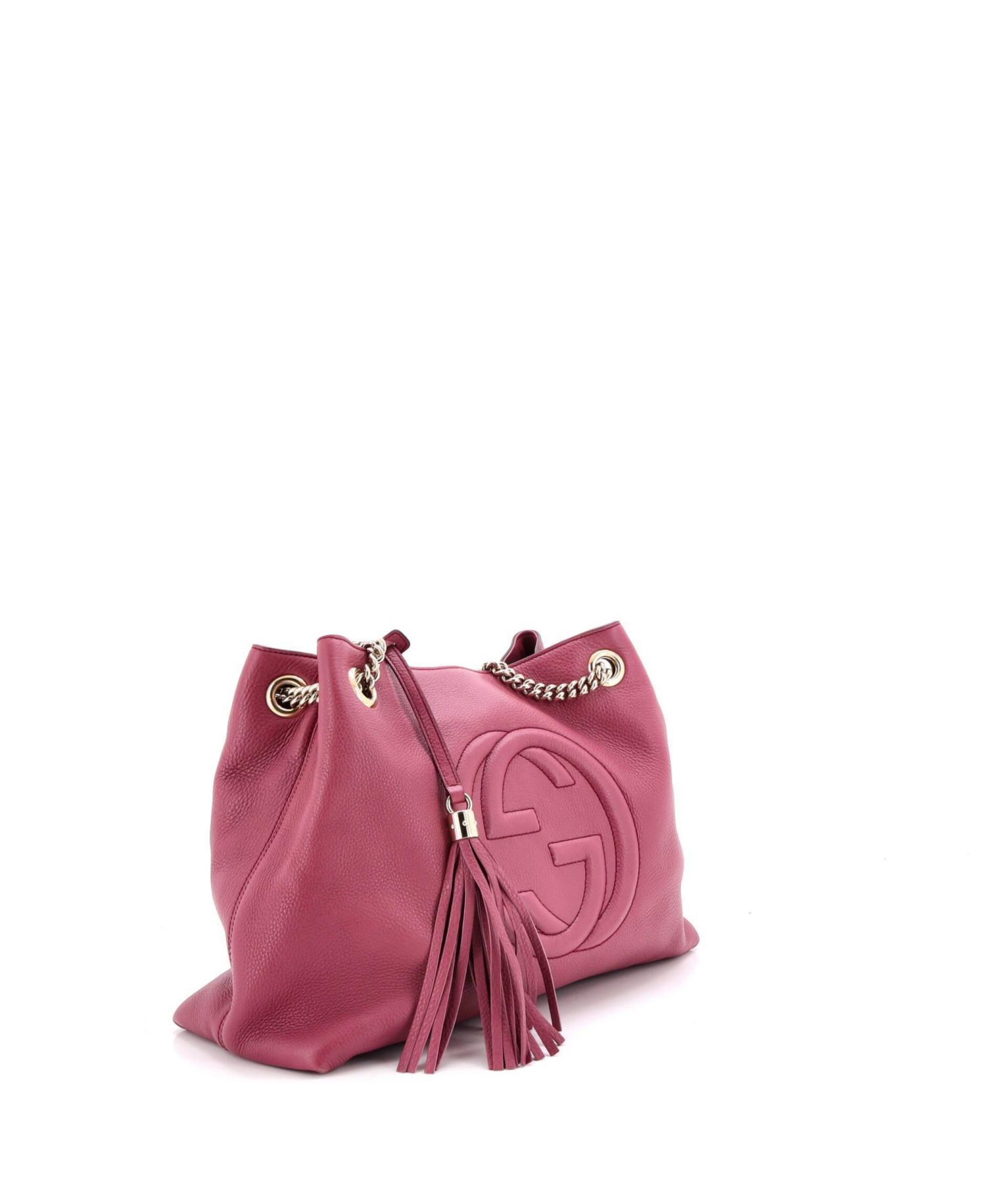 Medium Soho Chain Strap Shoulder Bag Leather