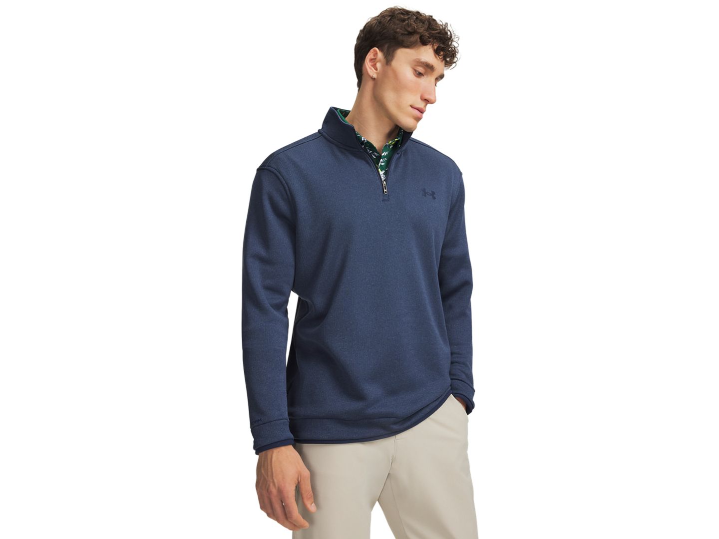 Мужской свитшот Under Armour Storm Long-Sleeve Sweatshirt, цвет: Academy — фото 1