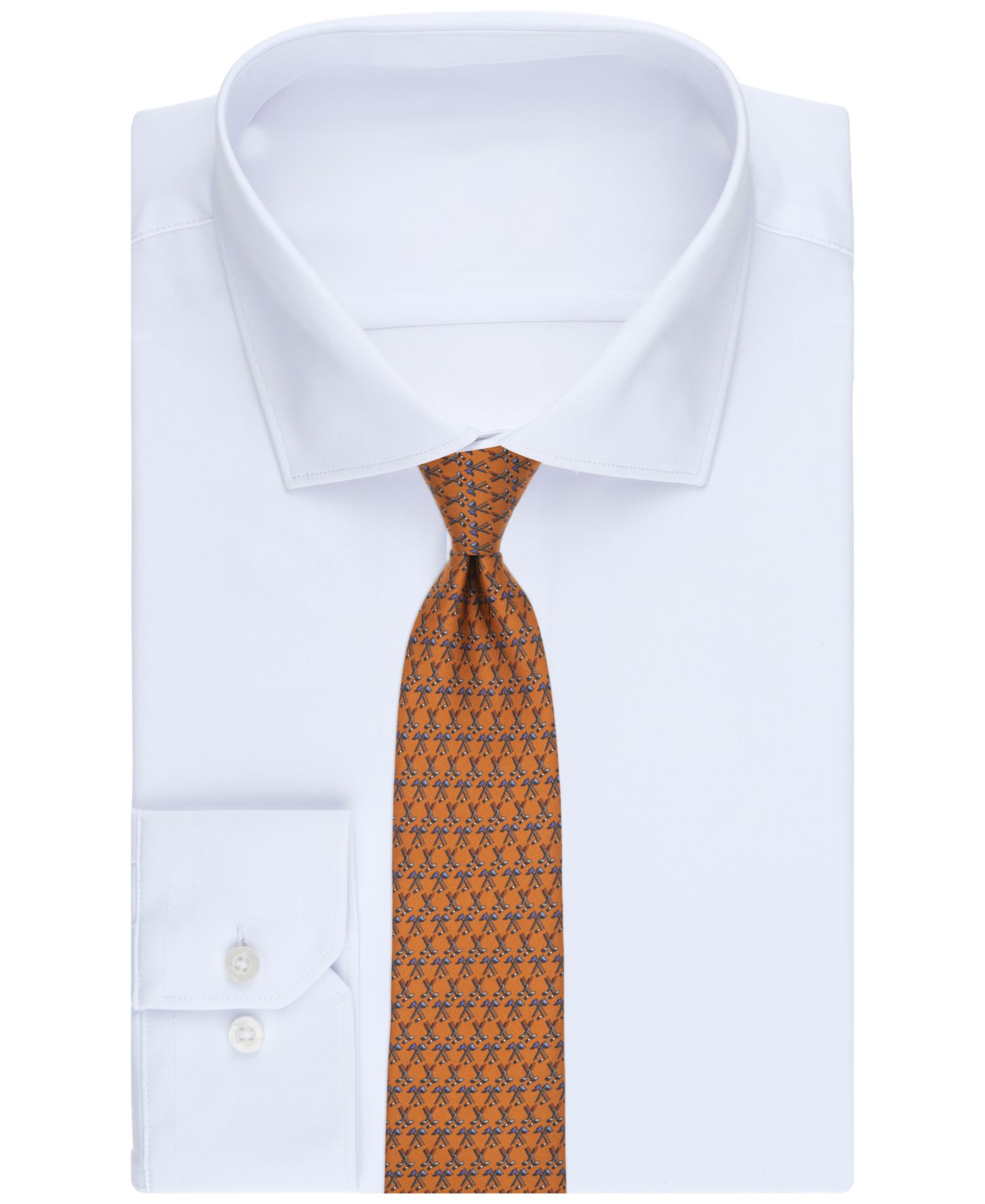 Men's Golfers Print Classic Tie