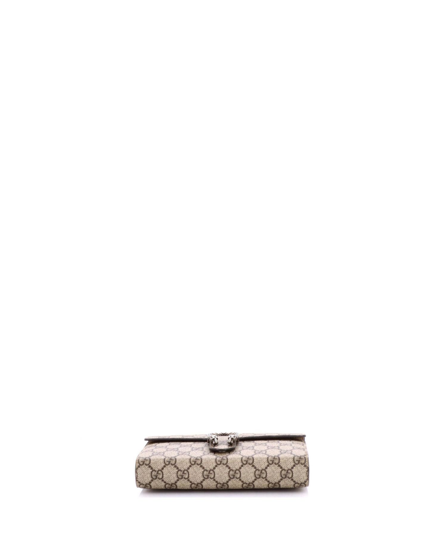 Small Dionysus Chain Wallet GG Coated Canvas