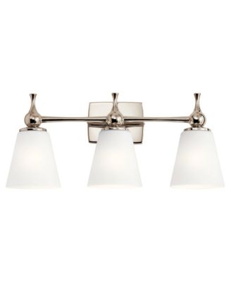 Cosabella 24"W 3-Light Polished Nickel Bath Light