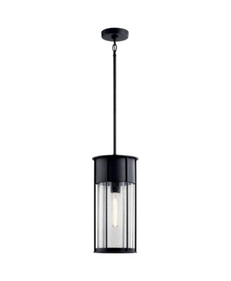 Camillo 17 1/2"H Black Outdoor Hanging Light