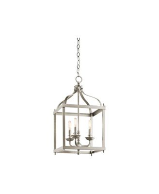 Larkin 12" Wide Brushed Nickel Pendant