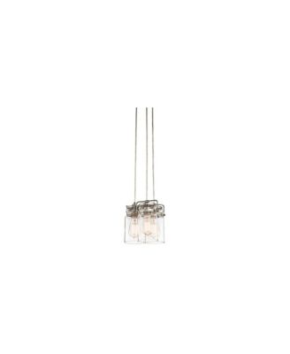 Brinley 8 1/2" Wide Brushed Nickel Mini Pendant