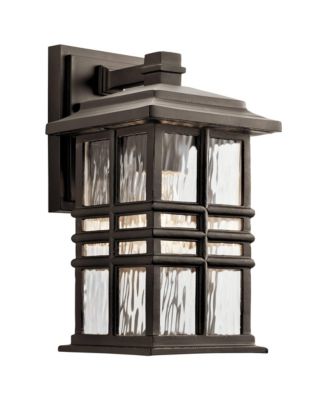 Beacon Square 12" High Climates Olde Bronze Outdoor Wall Light