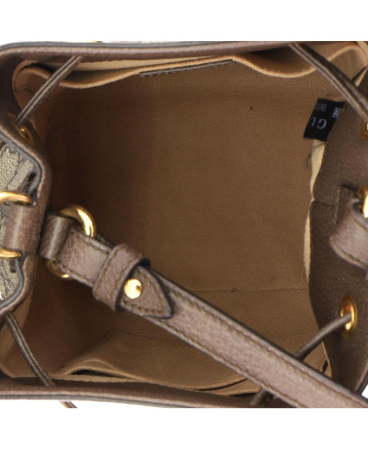 Small Ophidia Bucket Bag GG Coated Canvas