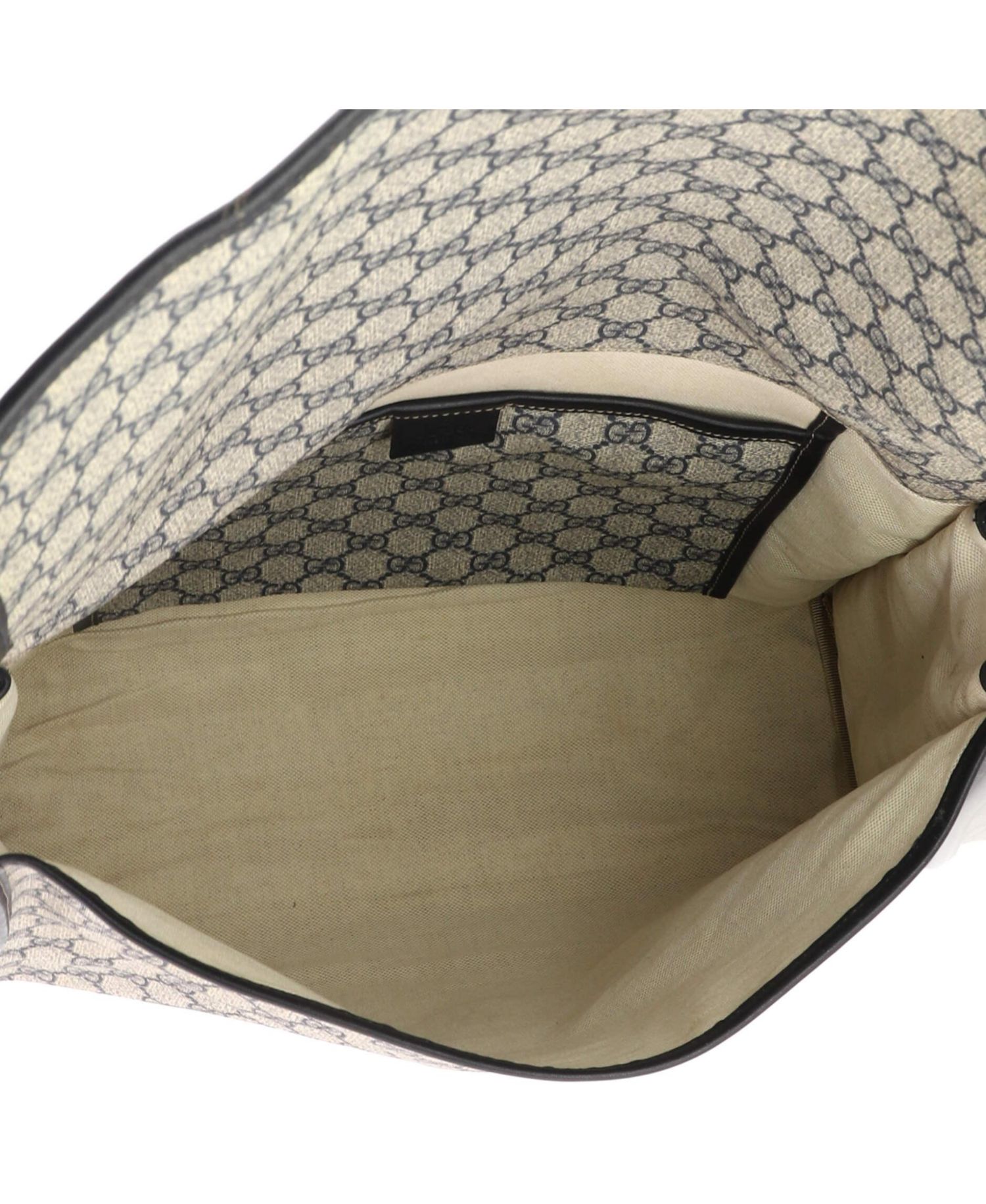 Large Web Loop Messenger GG Coated Canvas