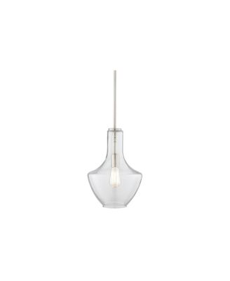 Everly 10 1/2" Wide Brushed Nickel Mini Pendant