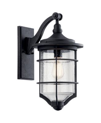 Royal Marine 18 1/4" High Black Outdoor Wall Light
