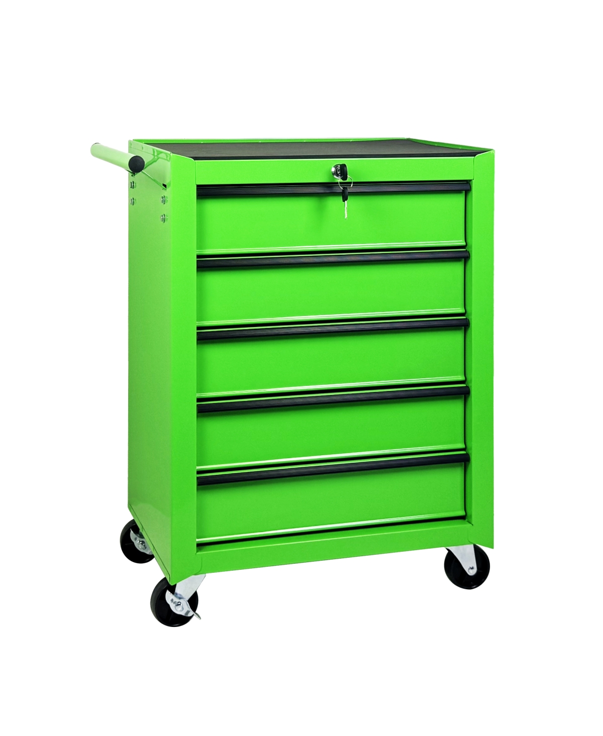 Streamdale Furniture Rolling 5-Drawer Metal Tool Chest and Cabinet Storage Organizer