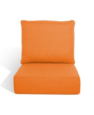 Outdoor Deep Seat Cushion Set 24"x22", 6-inch Thicked Waterproof Patio Furniture Cushions with Removable Cover