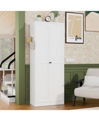 Modern Storage Cabinet 5 Shelf Adjustable Steel Tool Free Assembly