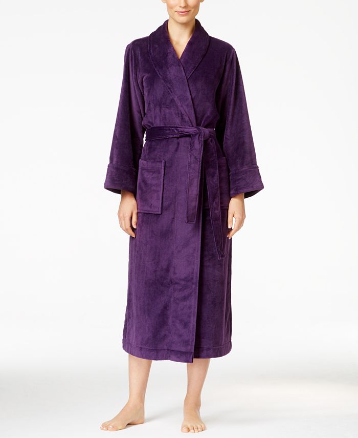 Charter Club Super Soft Shawl Collar Long Robe, Created for Macy's Macy's