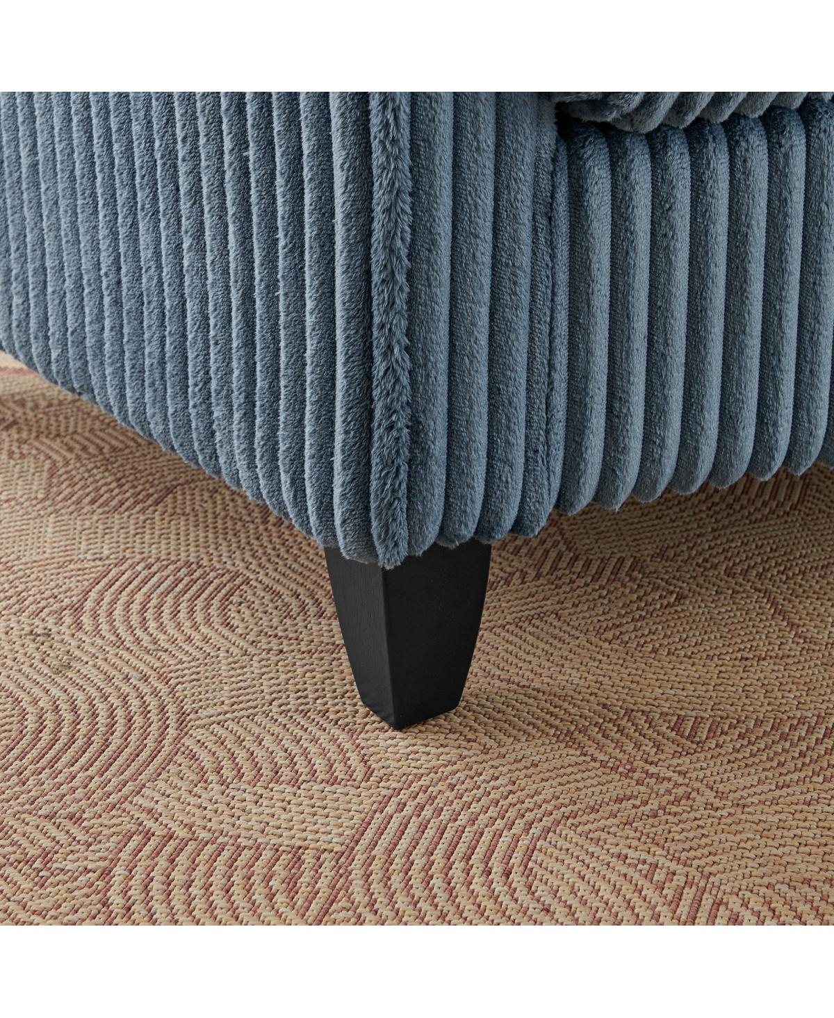 Streamdale Furniture Lazy Single Sofa Chair with Backrest and Cushion