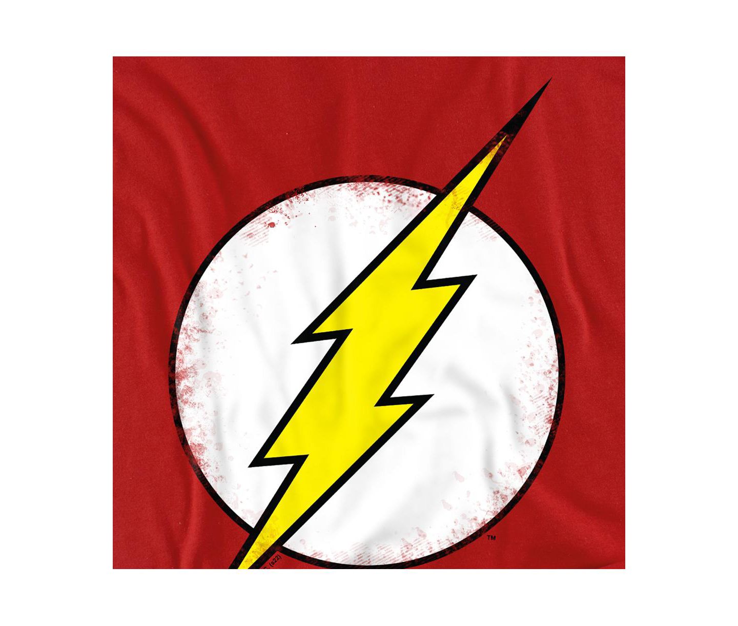 Мужская футболка Flash The Distressed с потёртым эффектом, цвет: Красный — фото 2