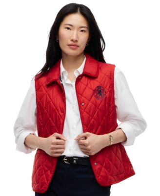 Women's Quilted Club Collar Vest