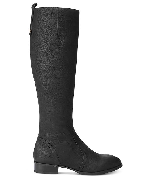 Nine West Nicolah Block-Heel Tall Boots - Boots - Shoes - Macy's