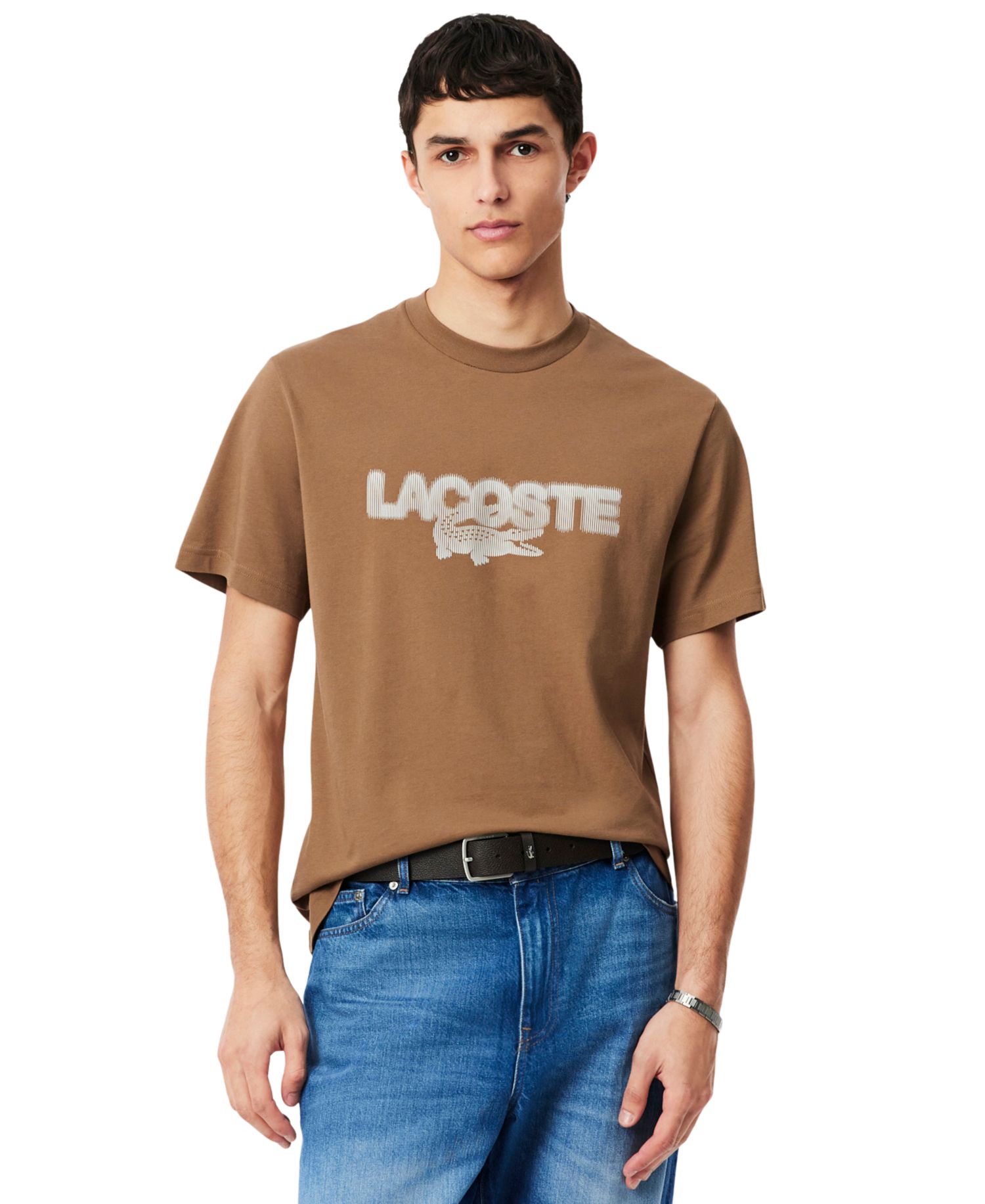 Men's Classic-Fit 3D Print Crewneck T-Shirt