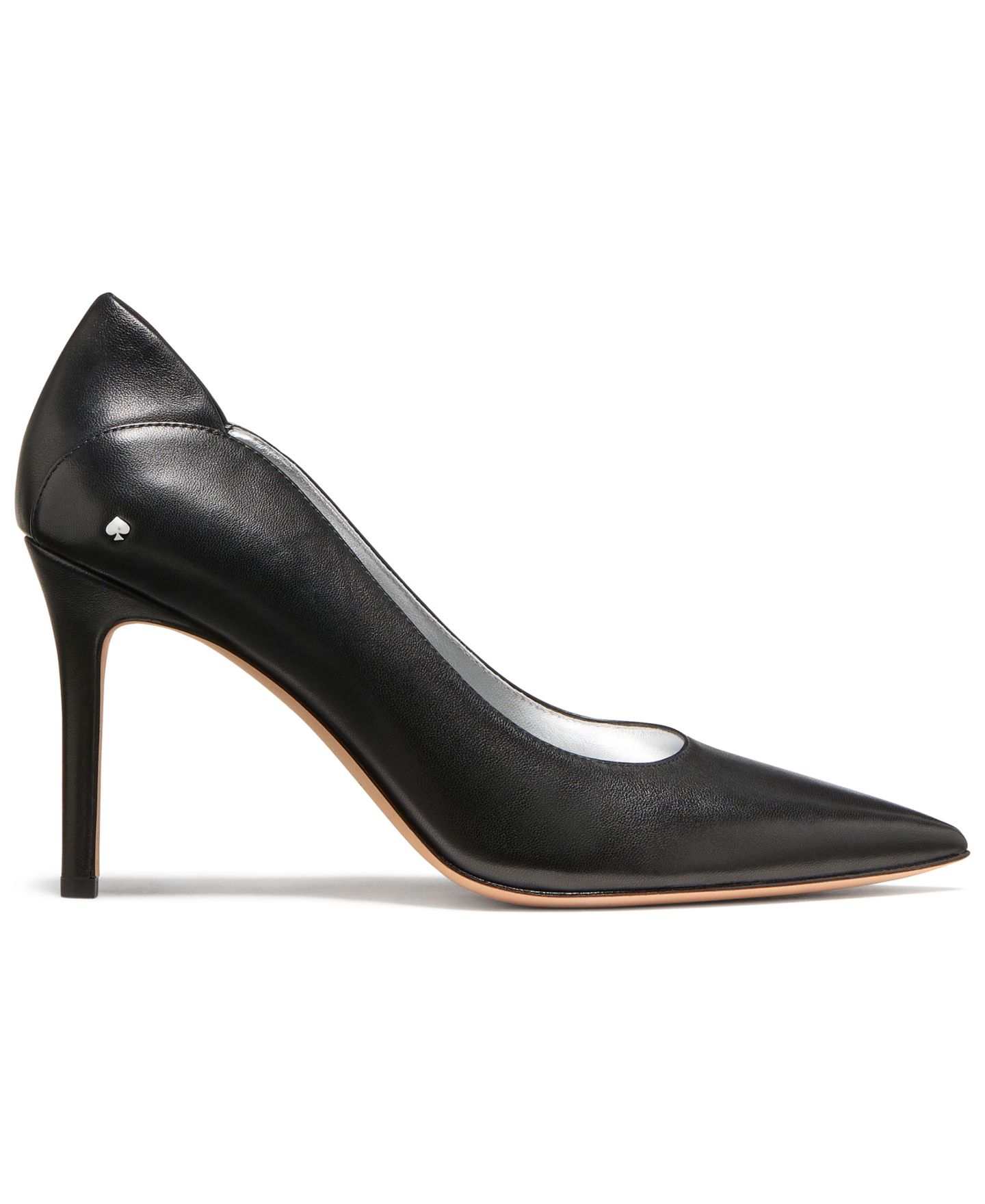 Женские туфли kate spade new york Daphne Slip-On Pumps, цвет: Чёрный кожаный — фото 2