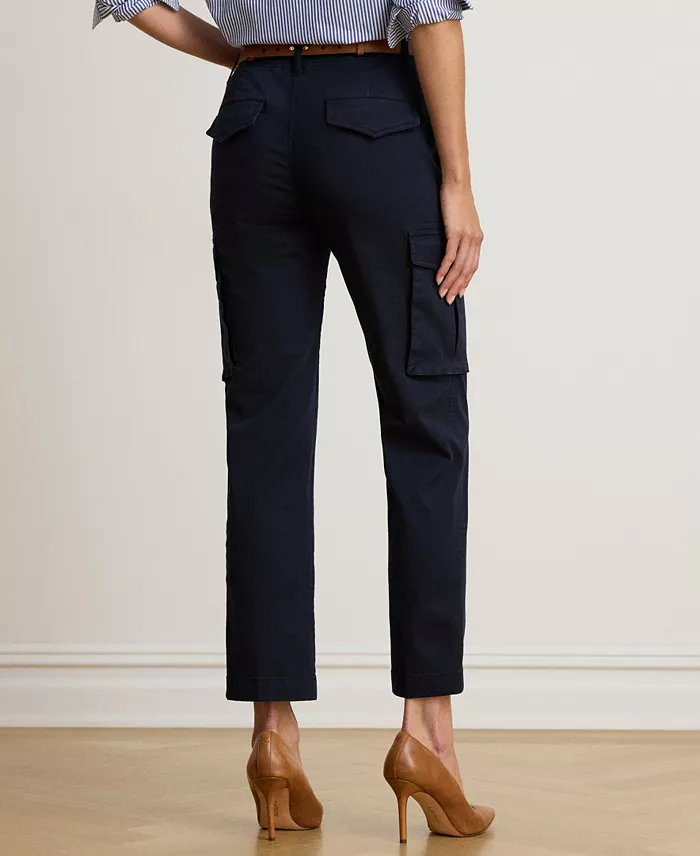 Women's Cargo Cropped Chino Pants - thumbnail 6