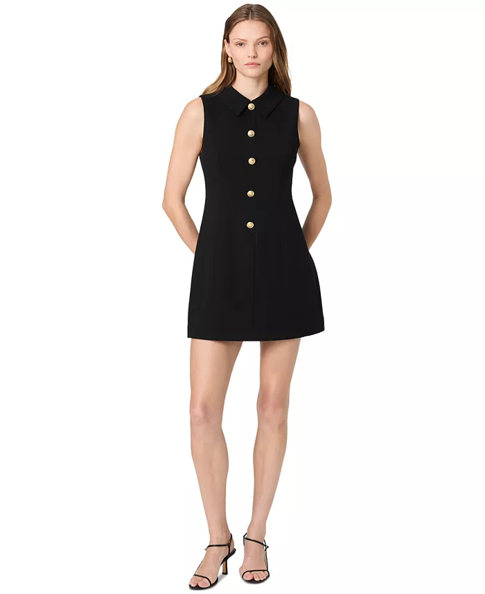 Women's Azra Twill Collared A-Line Mini Dress