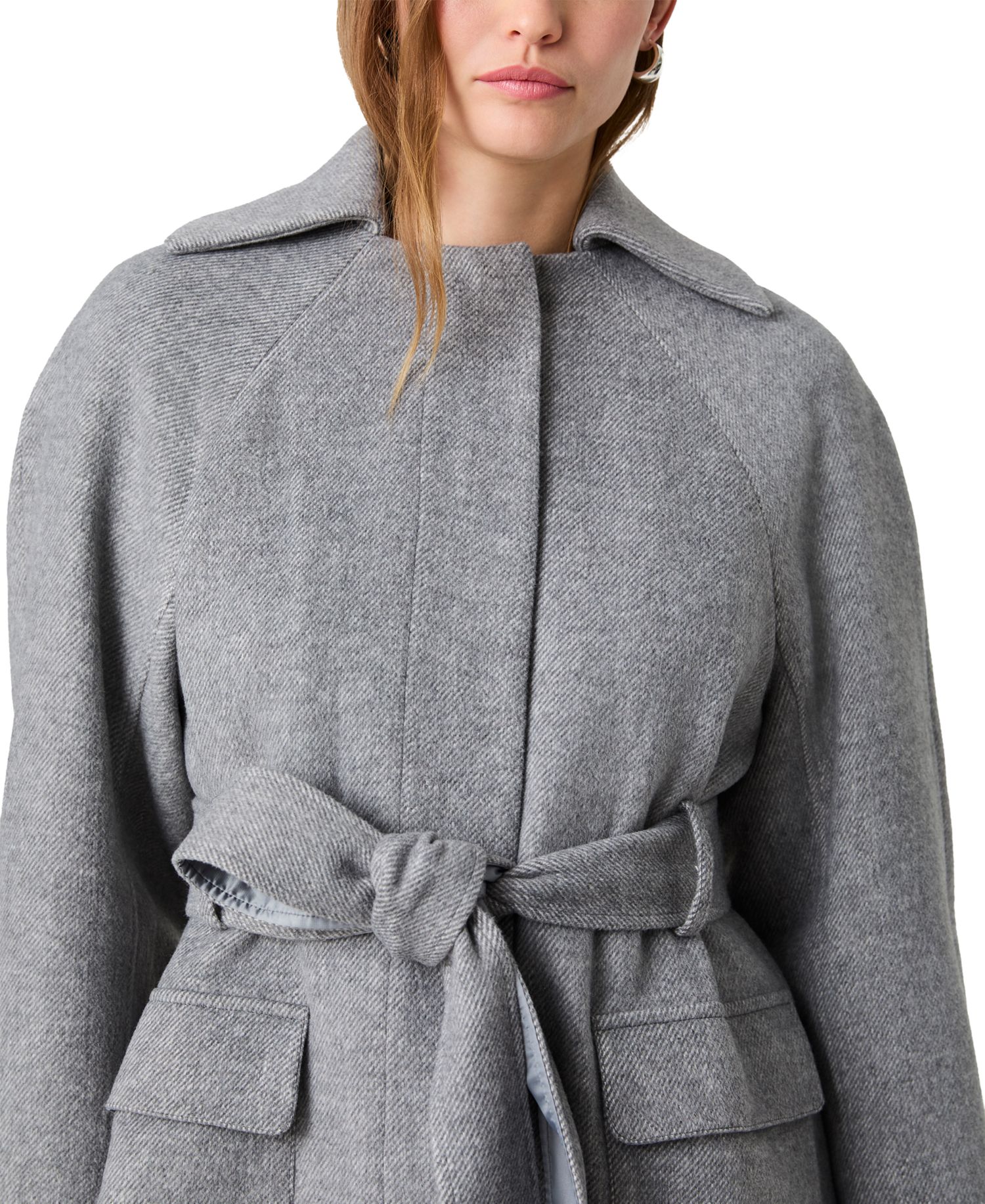 Women's Gabriella Twill Belted Relaxed Coat