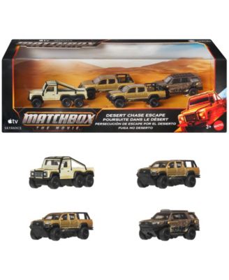 1:64 Scale The Movie Desert Chase Escape Die-Cast Vehicles Collectible 4-Piece Set, Ages 3+