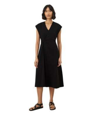 Women's Cotton Jersey V-Neck Twist Dress Made with Organic Cotton