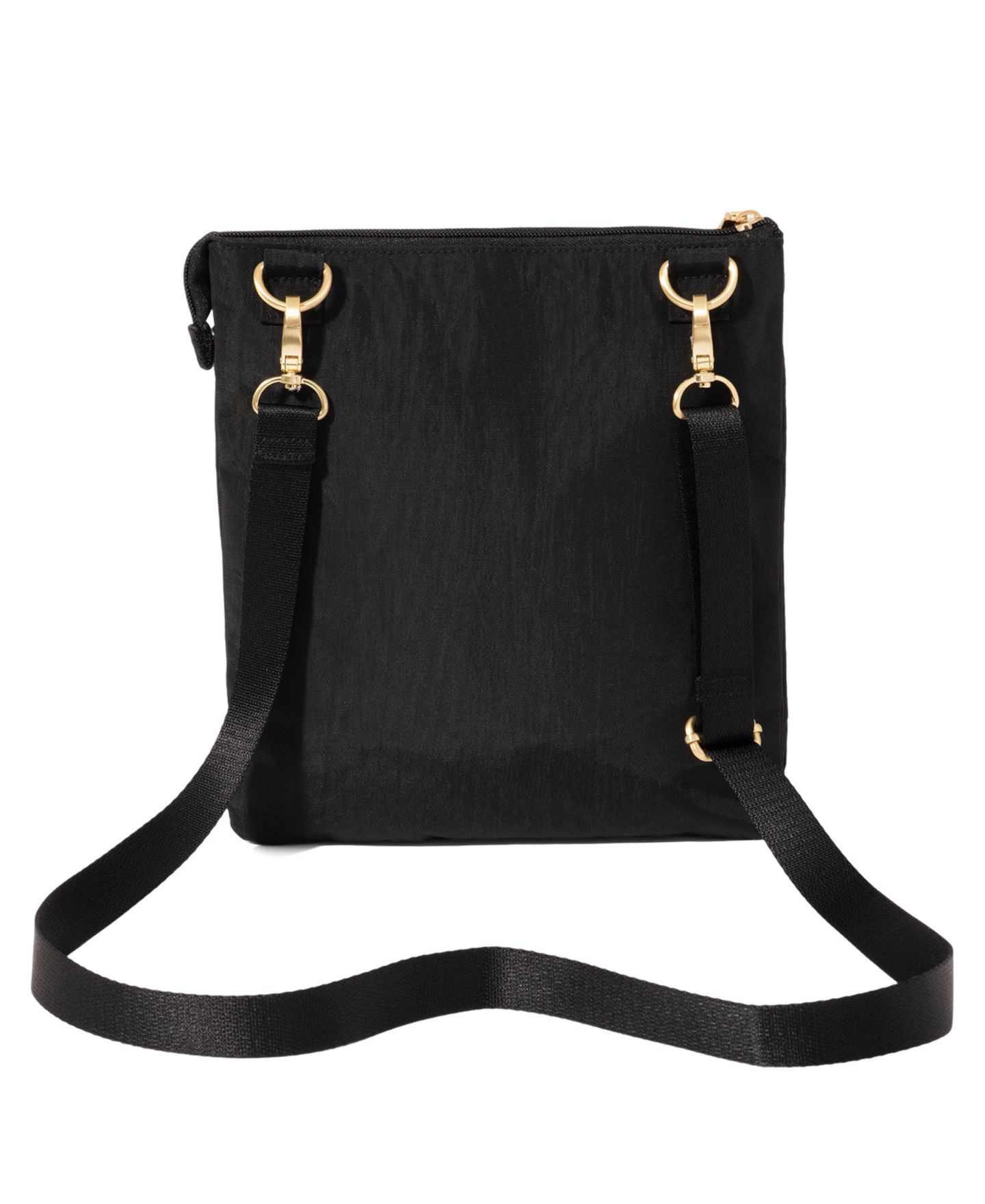Женская сумка Baggallini Out And About Small Crossbody Handbag, цвет: Чёрный / Золотой — фото 2