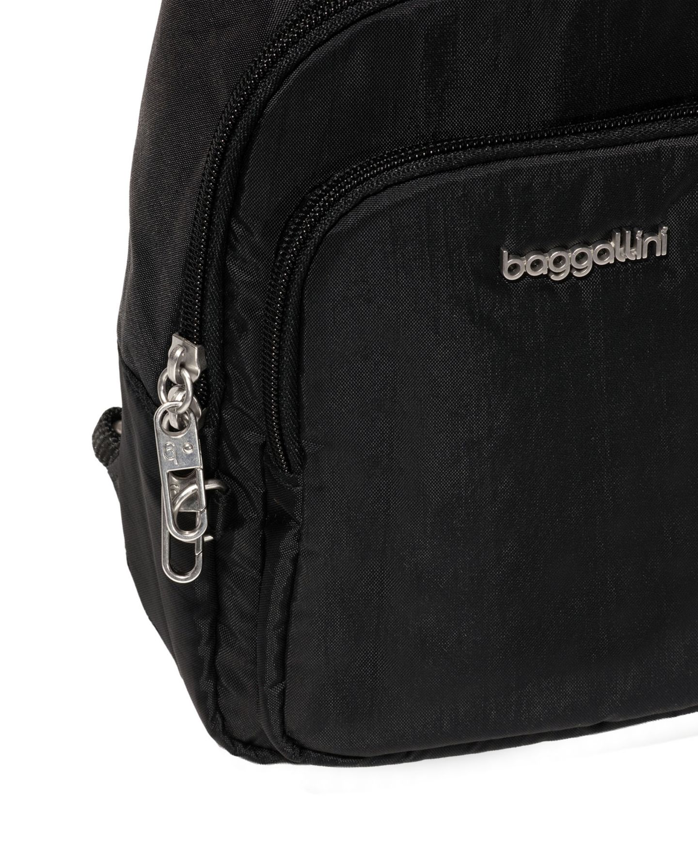 Женская сумка Baggallini Securtex Anti-Theft Daytripper Sling, цвет: Чёрный — фото 2