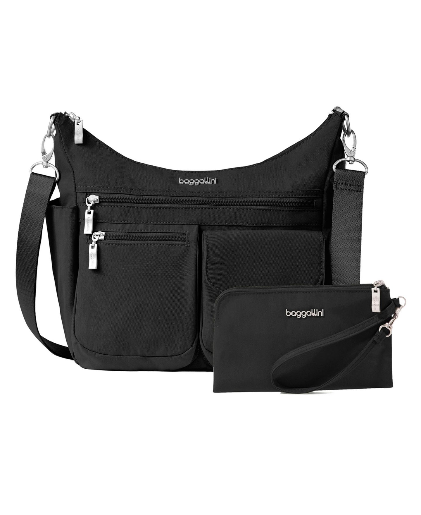 Женские сумки Baggallini Modern Everywhere, Set 2 Piece, цвет: Чёрный, вариант 1 — фото 1