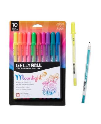 Gelly Roll Moonlight Pen Set, 1 mm Bold Tip, Assorted Colors