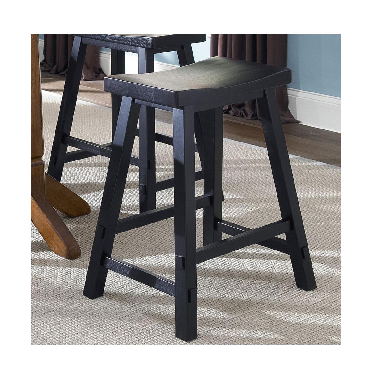 Liberty Furniture Industies, Inc Creations 24 Inch Sawhorse Counter Stool