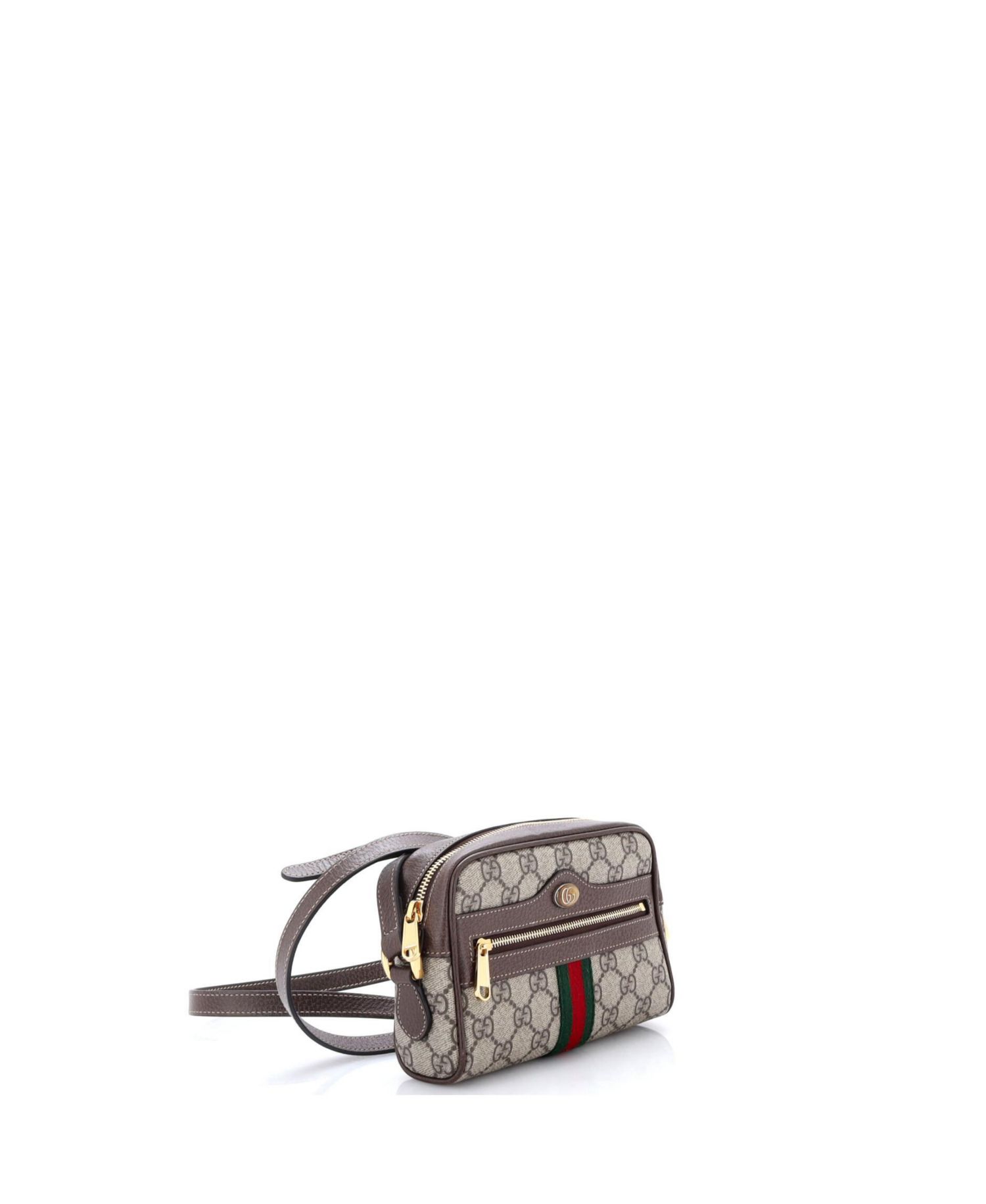 Mini Ophidia Shoulder Bag GG Coated Canvas