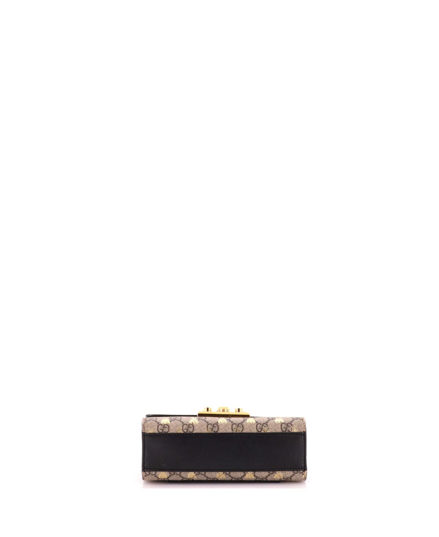 Small Padlock Shoulder Bag Printed GG Coated Canvas