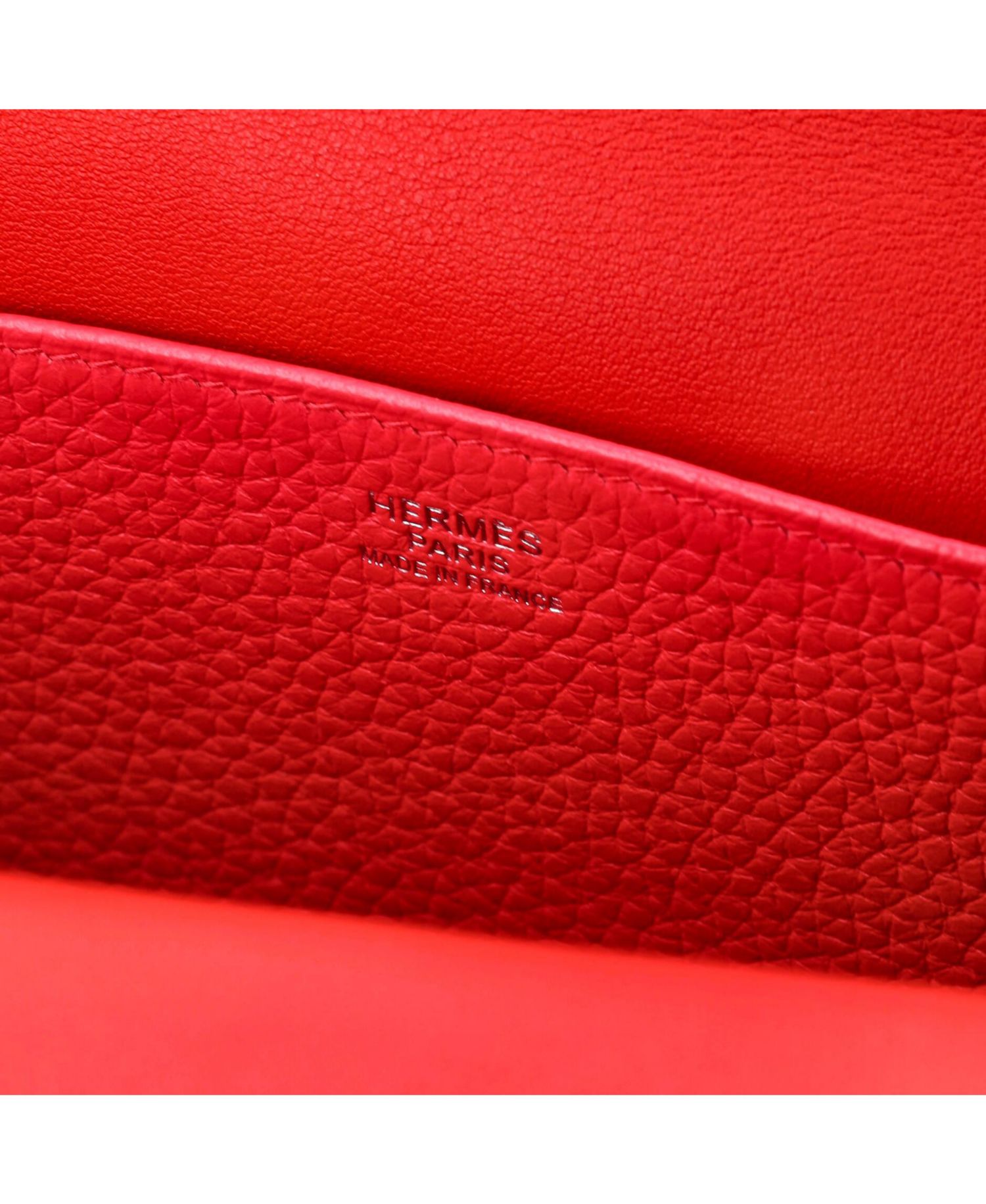 Pre-Owned Hermes 25 Halzan Bag Clemence