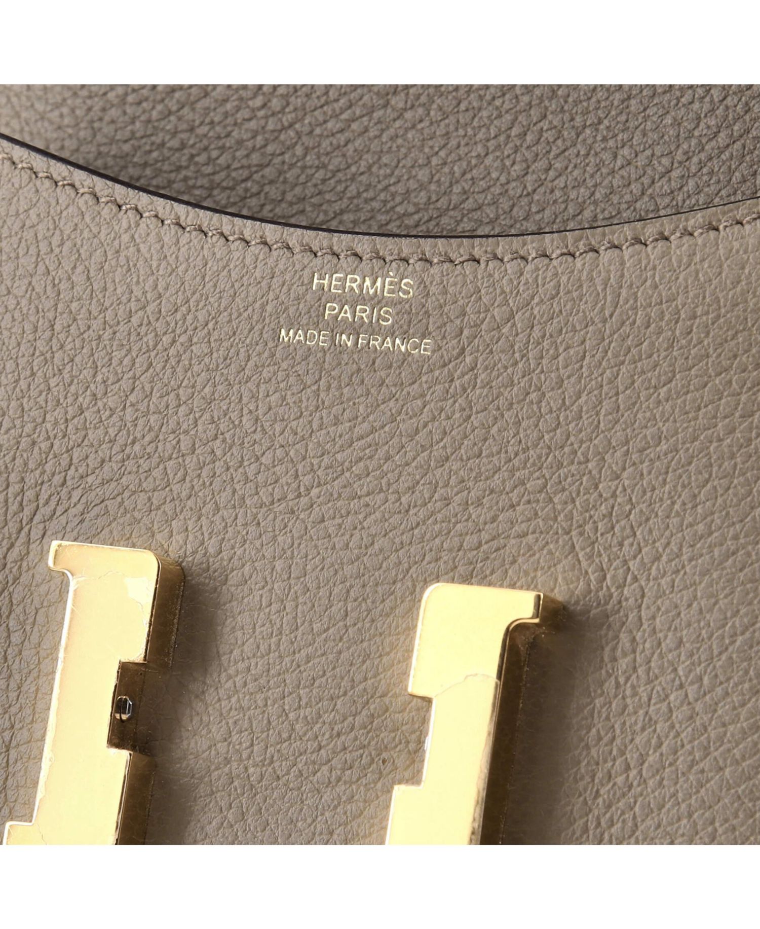 Pre-Owned Hermes Constance Slim Wallet Evercolor