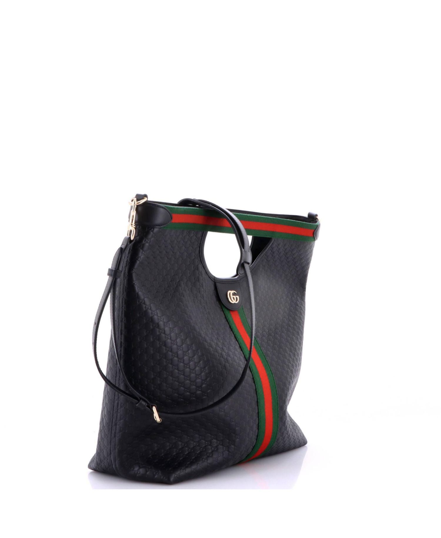Large Giglio Convertible Shopper Tote Guccissima Leather