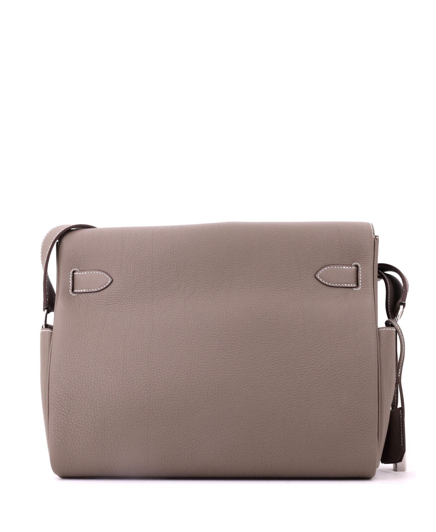 Pre-Owned Hermes GM Kelly Messenger Bag Togo