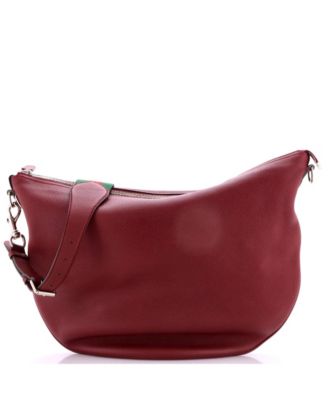 Medium B Shoulder Bag Leather