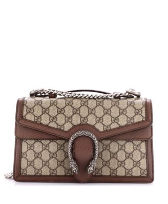 Small Dionysus Top Handle Chain Bag GG Coated Canvas