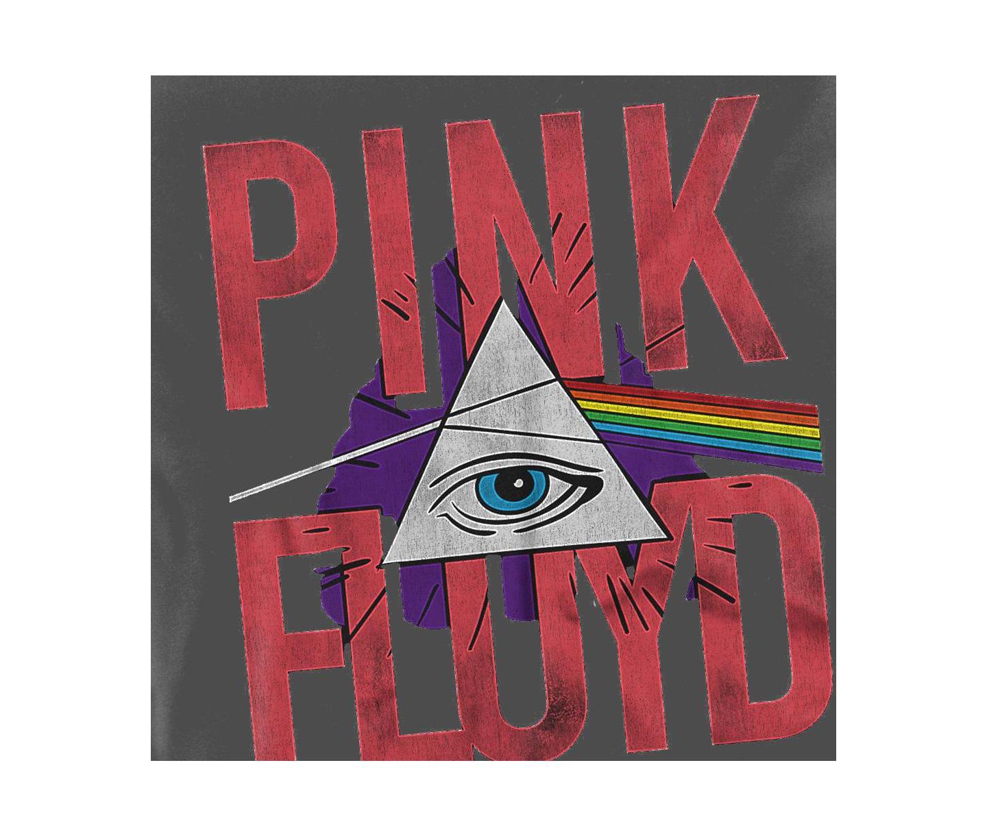 Мужская футболка Pink Floyd Allseeing Prism, цвет: Чёрный — фото 3