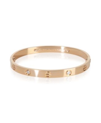Rose Gold Diamond Love Bracelet