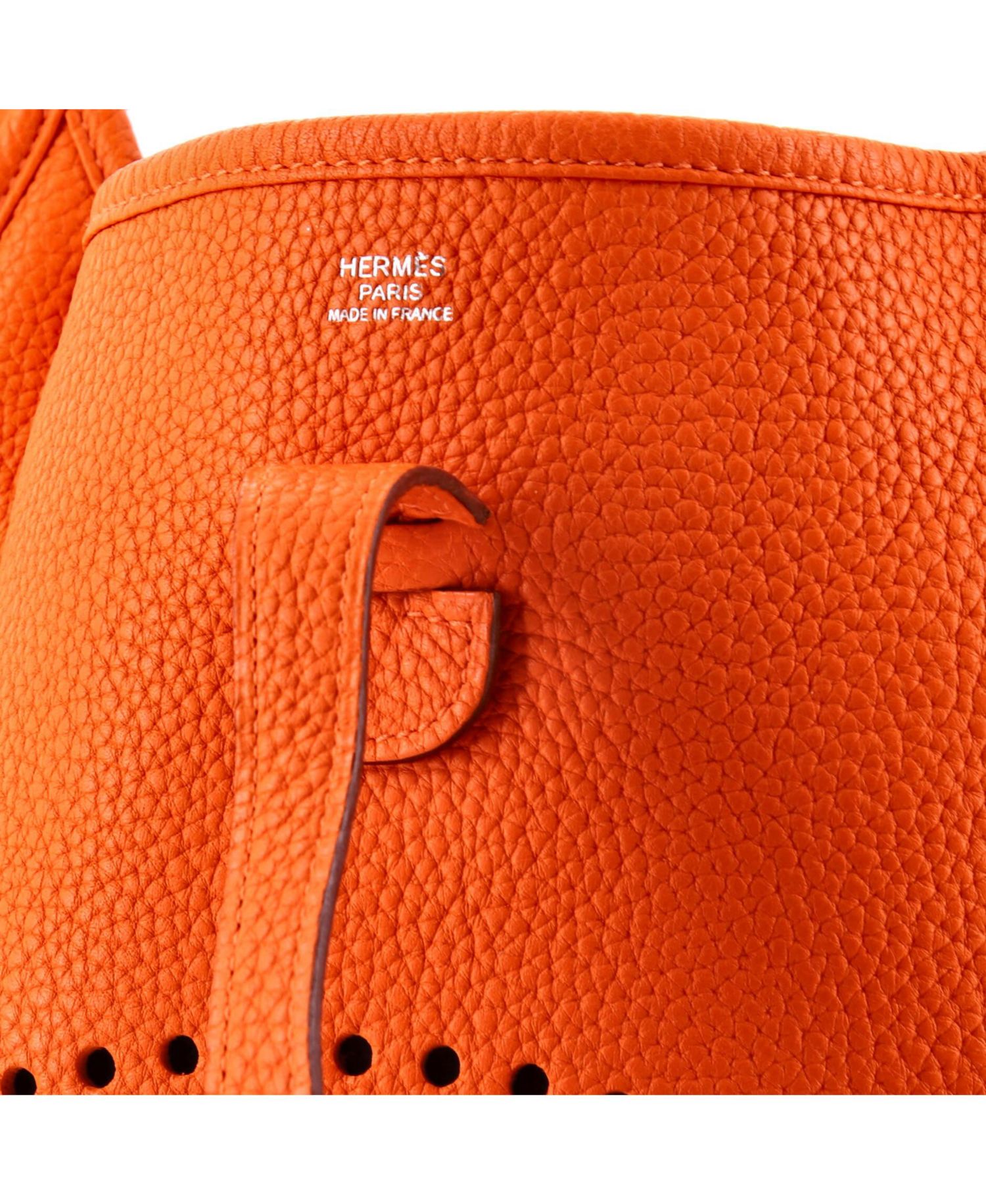Pre-Owned Hermes PM Evelyne Bag Gen III Clemence