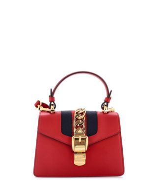 Mini Sylvie Top Handle Bag Leather