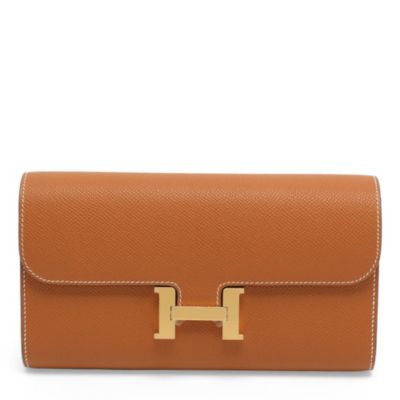 Women's Constance Natural Epsom Leather To Go Wallet
