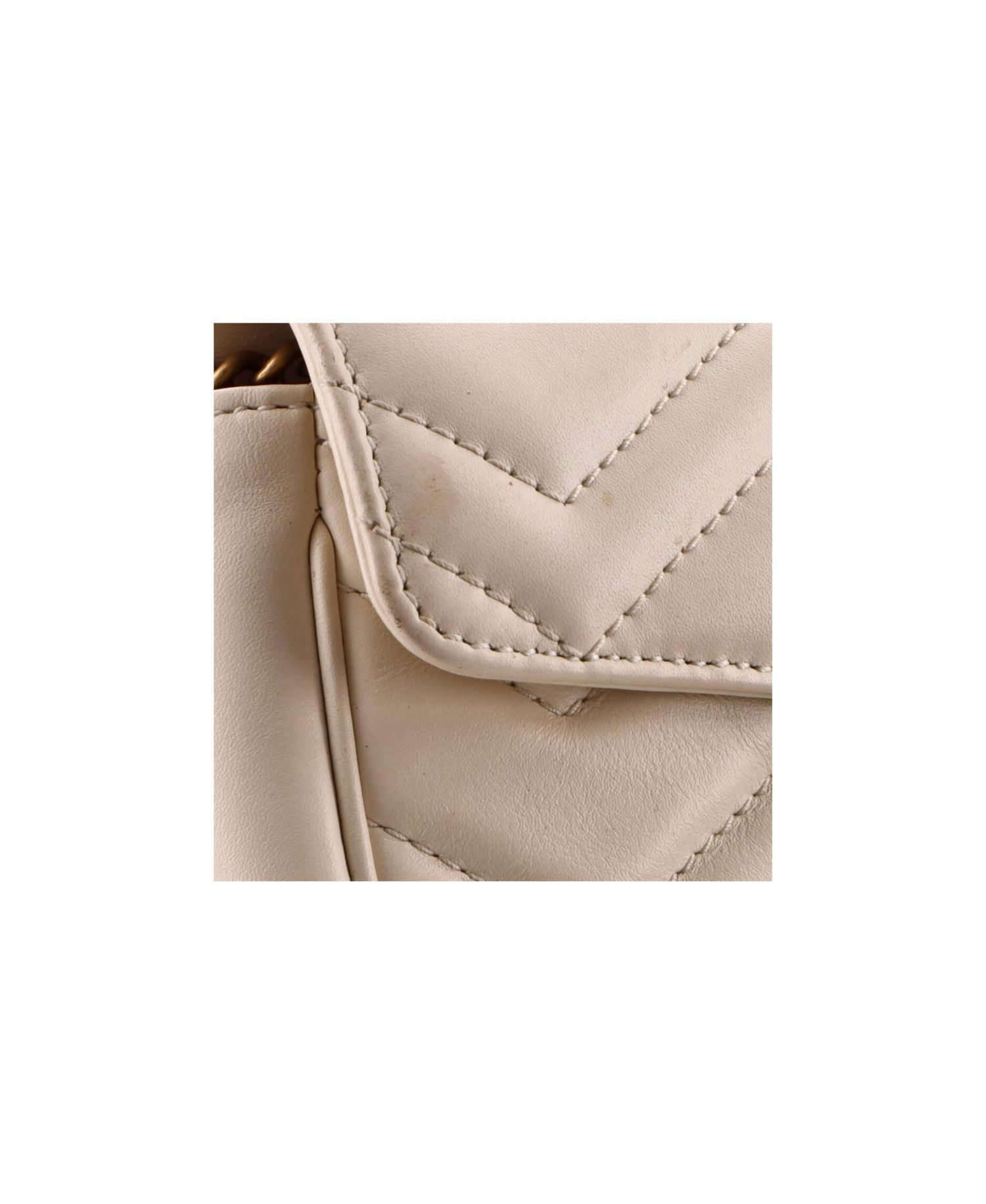 Super Mini GG Marmont Flap Bag Matelasse Leather