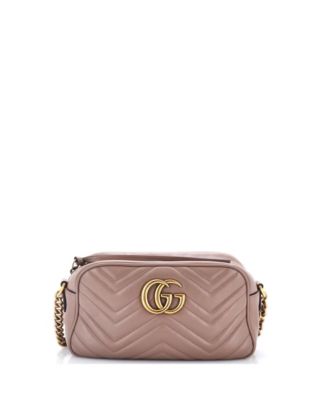 Small GG Marmont Shoulder Bag Matelasse Leather