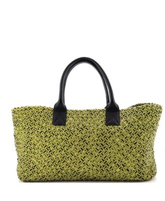 Medium Cabat Tote Intrecciato Leather