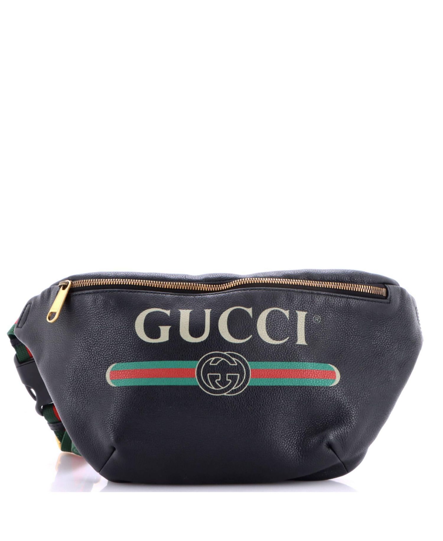 Medium Logo Belt Bag Printed Leather